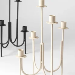 Farri lysestake 36 cm svart