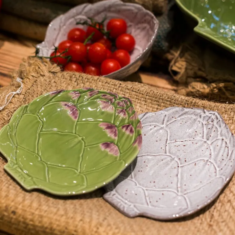 Fat artisjokk 30,5 cm hvit