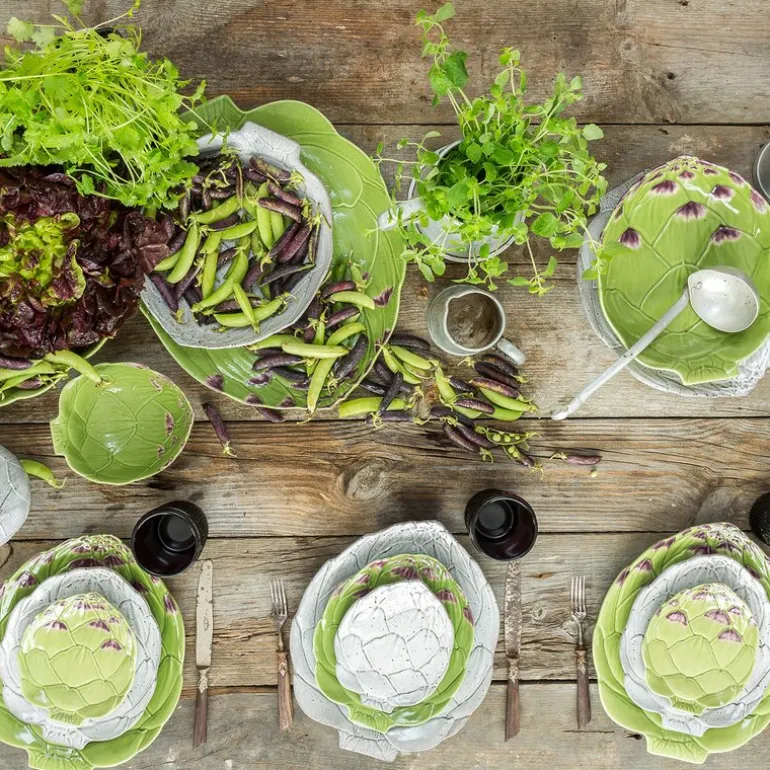 Fat artisjokk 30,5 cm hvit