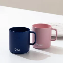 Favourite kopp med hank MOM 25 cl creole pink