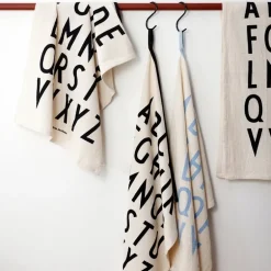 Favourite Premium Classic kjøkkenhåndkle 50 x 70 cm natur/lys blå