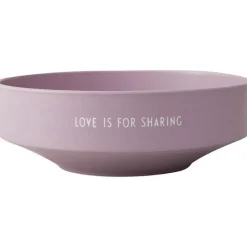 Favourite skål stor Love is for sharing lavender
