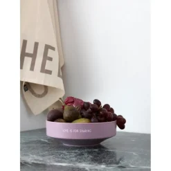 Favourite skål stor Love is for sharing lavender