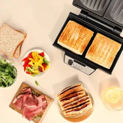 FDK Iconic toastjern 850W stål