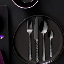 Felicity bestikksett 24 deler svart