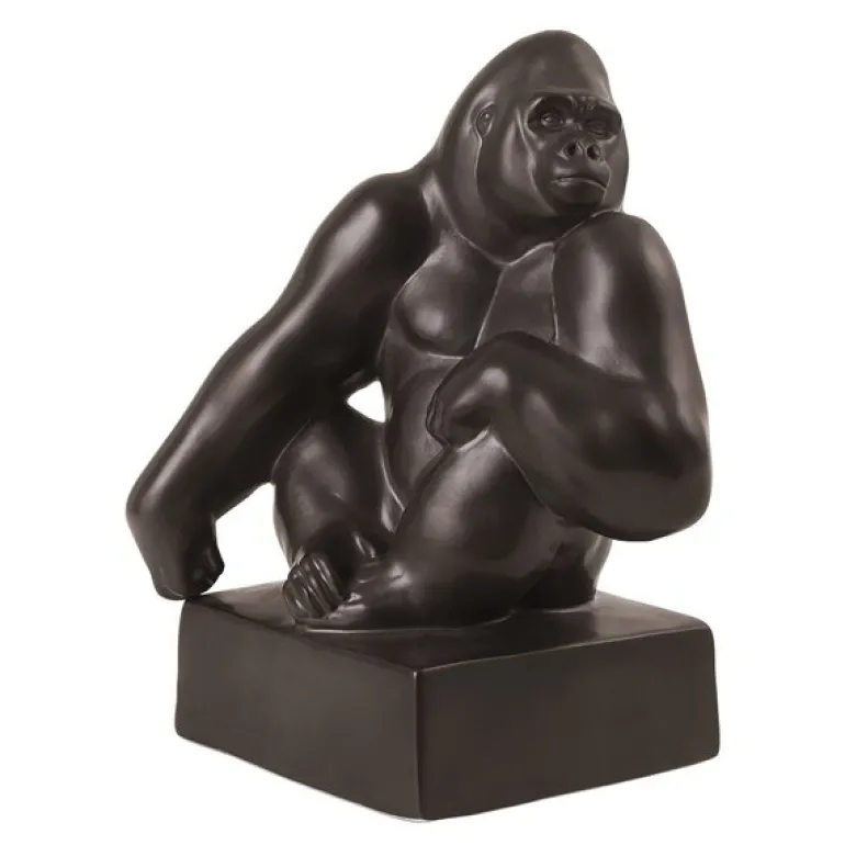 Figur Gorilla grafitt M