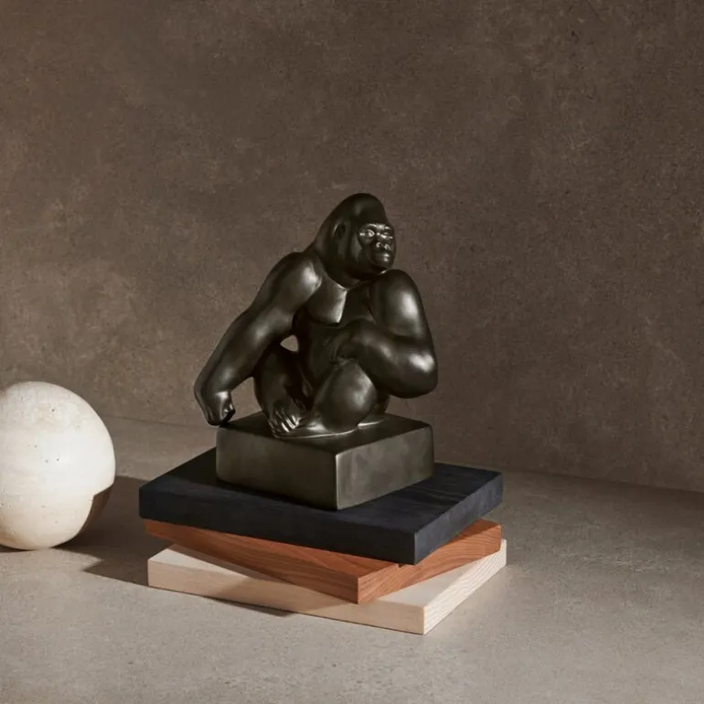 Figur Gorilla grafitt M