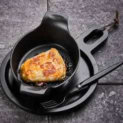 Finse bestikksett 16 deler retro blank/svart