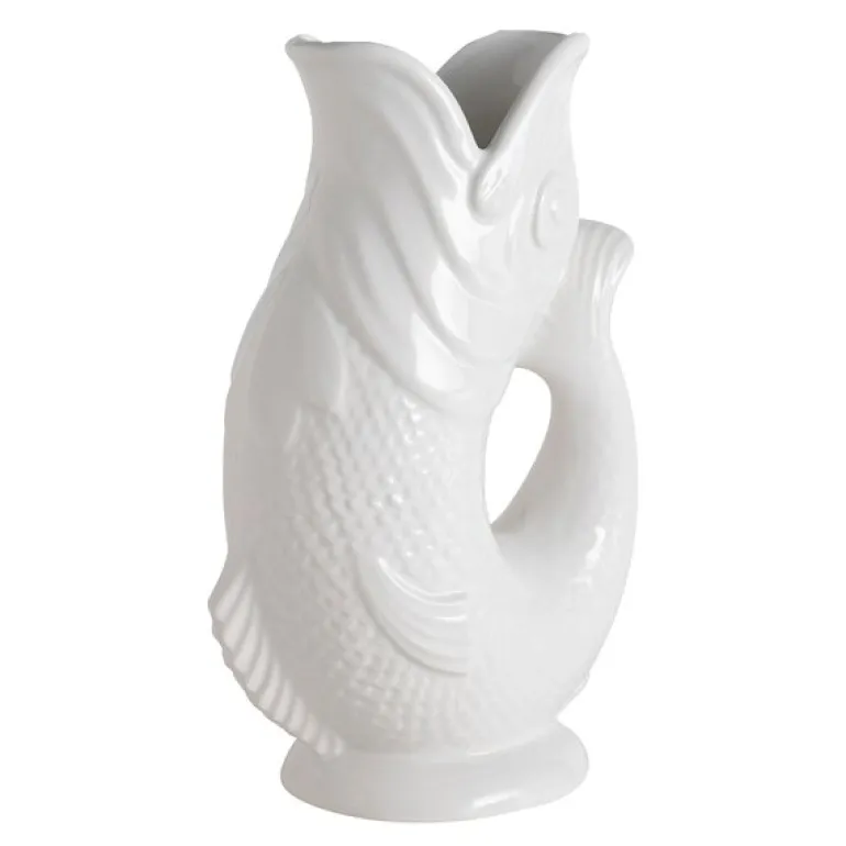 Fish Jug mugge 0,6L hvit