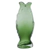 Fish vase 27,5 cm grønn
