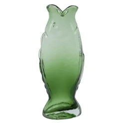 Fish vase 27,5 cm grønn