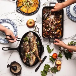 Fiskeskrape 18 cm støpejern