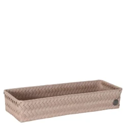 Fit lang oppbevaringskurv 39x12x7 cm caffè latte