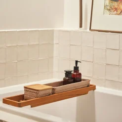 Fit lang oppbevaringskurv 39x12x7 cm caffè latte