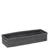 Fit lang oppbevaringskurv 39x12x7 cm dark grey
