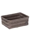 Fit liten oppbevaringskurv 18x12x7 cm taupe