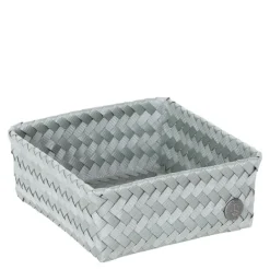 Fit Square oppbevaringskurv 18x18x7 cm eucalyptus