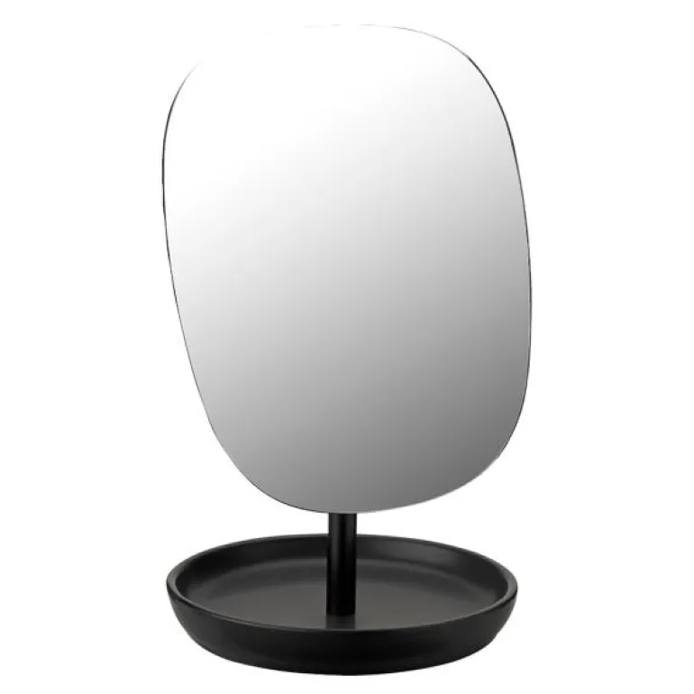 Fjord speil 15x25 cm svart