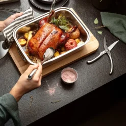 Fjærkresaks 24 cm stål