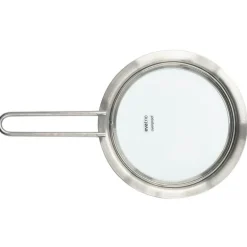 Flatt lokk 13 cm glass