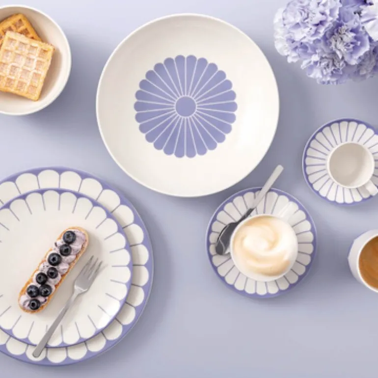 Fleur bleu dessertskål 13 cm 11 cl blå