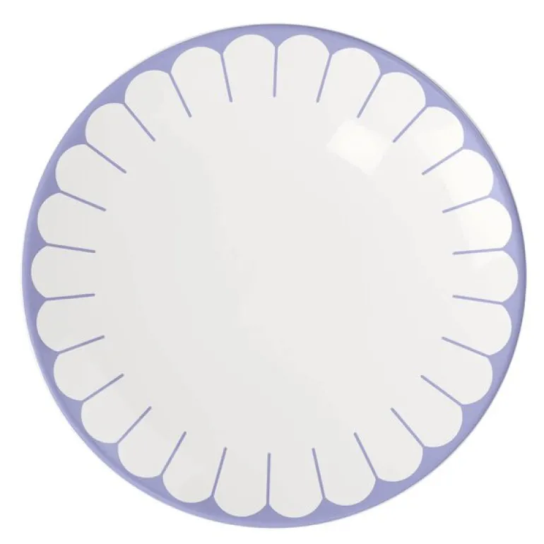 Fleur bleu frokosttallerken/desserttallerken 21 cm blå