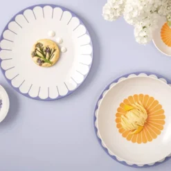 Fleur bleu middagstallerken 26,5 cm blå