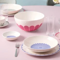 Fleur bleu pastaskål 24 cm 62 cl blå