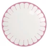 Fleur cassis frokosttallerken/desserttallerken 21 cm rosa