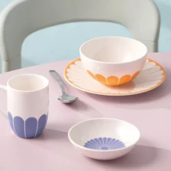 Fleur soleil frokostbolle 14 cm 43 cl gul