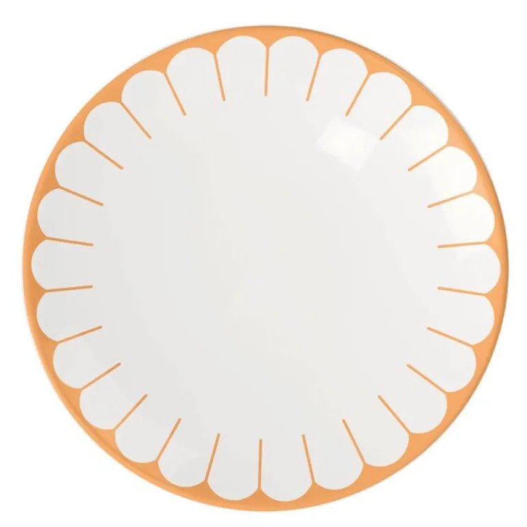 Fleur soleil frokosttallerken/desserttallerken 21 cm gul