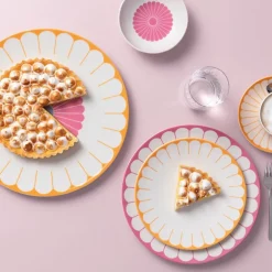 Fleur soleil frokosttallerken/desserttallerken 21 cm gul