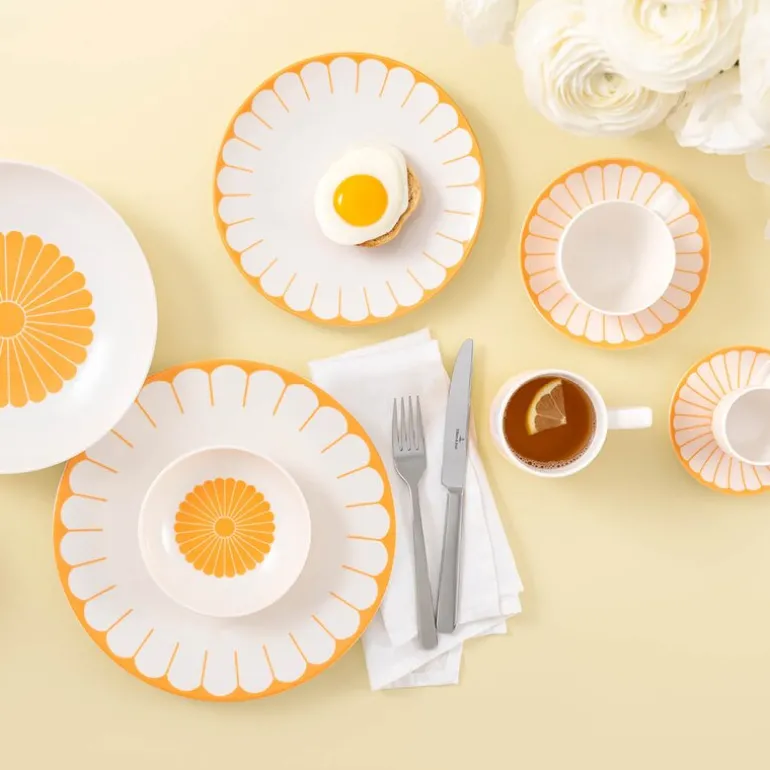 Fleur soleil pastaskål 24 cm 62 cl gul