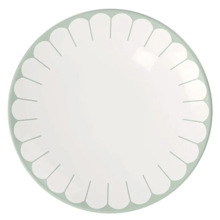 Fleur vert frokosttallerken/desserttallerken 21 cm grønn