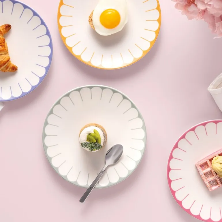 Fleur vert frokosttallerken/desserttallerken 21 cm grønn