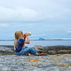 Flo og fjære termos 350 ml gul