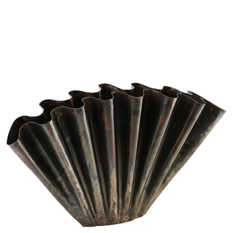 Flood vase 30x53,4 cm antikk brun