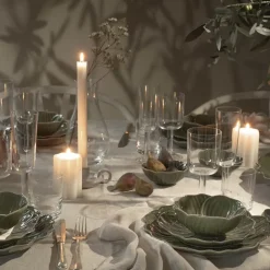 Flora asjett 19 cm grønn