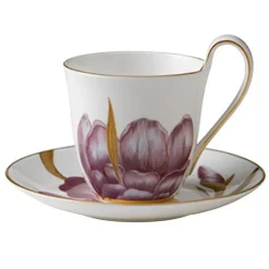 Flora høyhankskopp og skål 27 cl iris