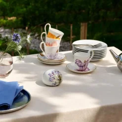 Flora høyhankskopp og skål 27 cl rhododendron