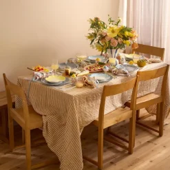 Flora serviettring 6 cm beige/gul