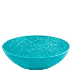 Flora skål 30,5 cm blå