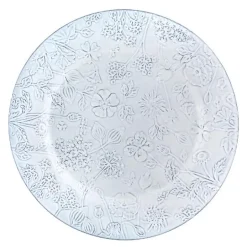 Flora tallerken 34,5 cm antikkhvit