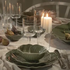 Flora tallerken 25 cm grønn