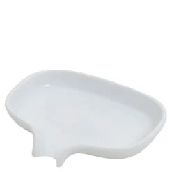 Flow såpeskål m/avrenning 13,5x10,5 cm porselen hvit