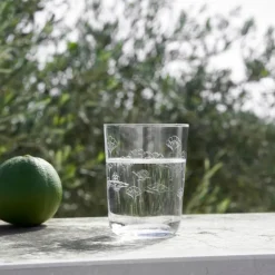 Flower vannglass 44,5 cl 2 stk