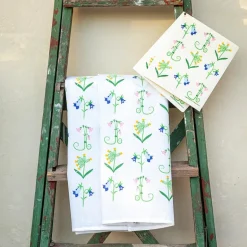 Flowers oppvaskklut 20x18 cm multi