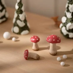 Fluesopp 5,5 cm rød