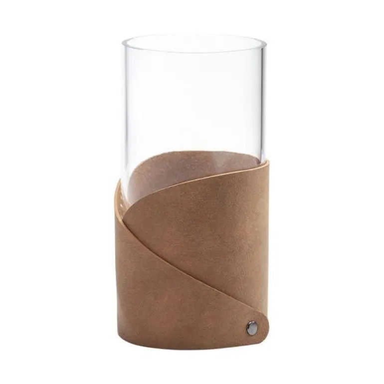 Fold Nupo vase S 7,5x15 cm natur