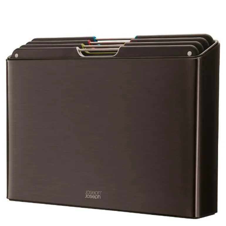 Folio Steel skjærebrett 4 stk svart